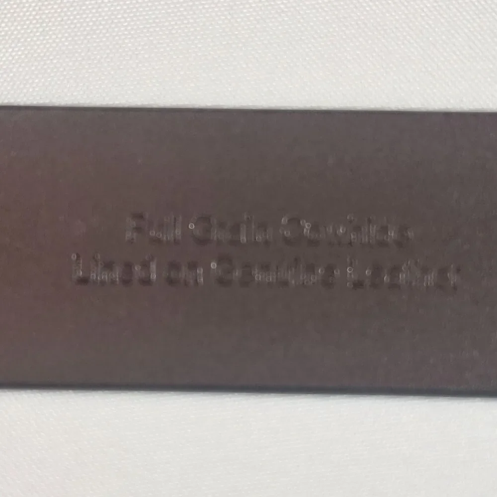 Cremiuex Mens Belt Black Size 39
